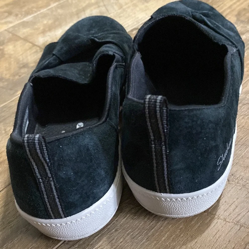 Sketchers Madison My Town Wide Memory Foam Slip On Black Women’s Size 8.5W